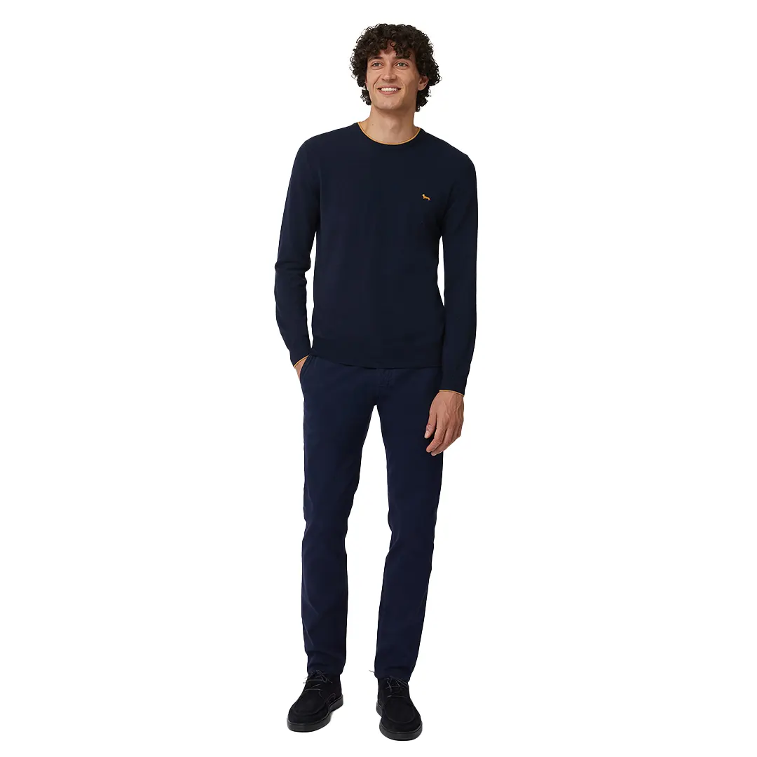 Pullover Con Dettagli Rigati