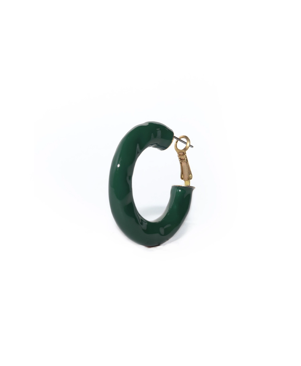 Orecchino Crono Circle Smaltato base Gold - immagine 5