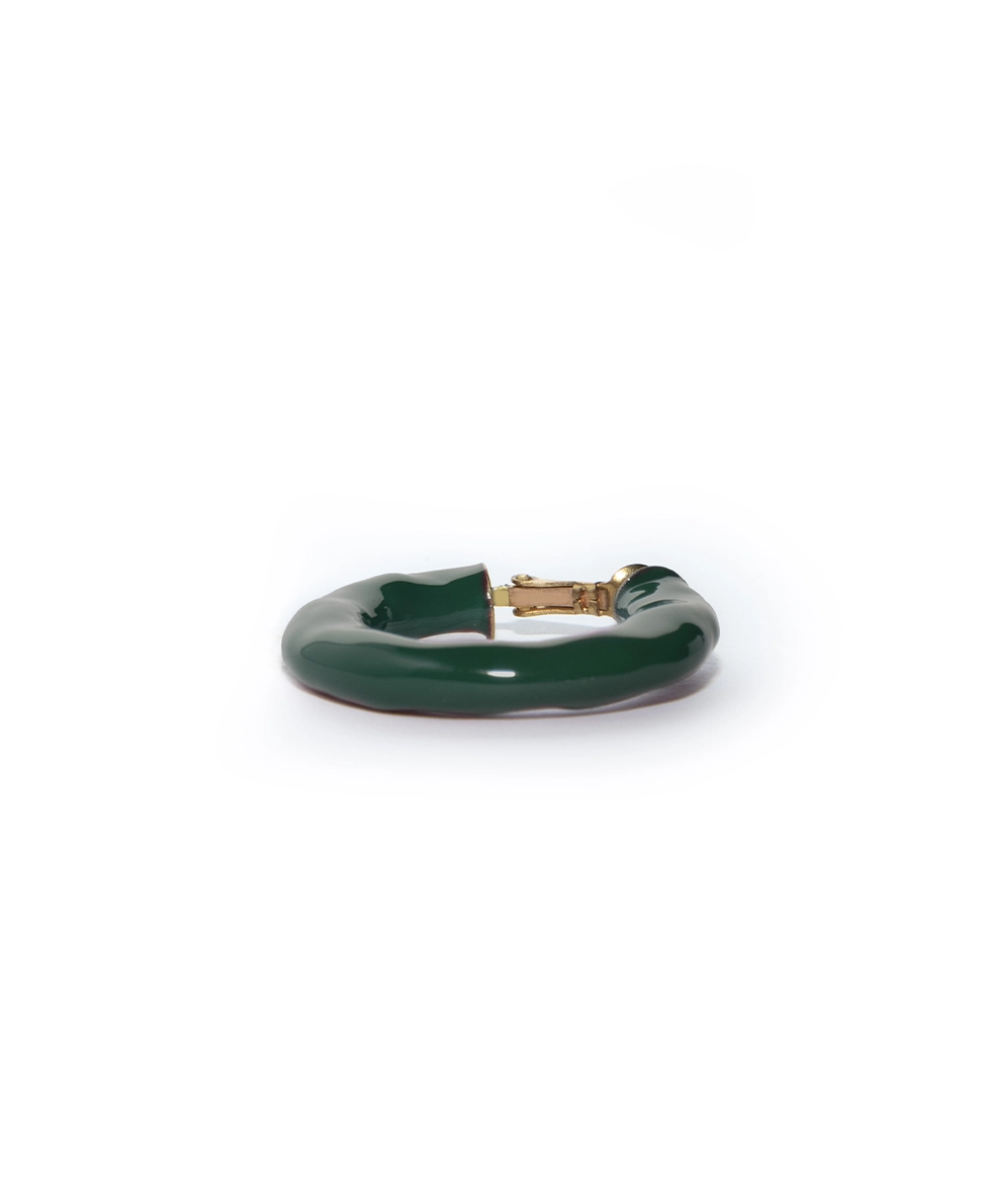 Orecchino Crono Circle Smaltato base Gold - immagine 4