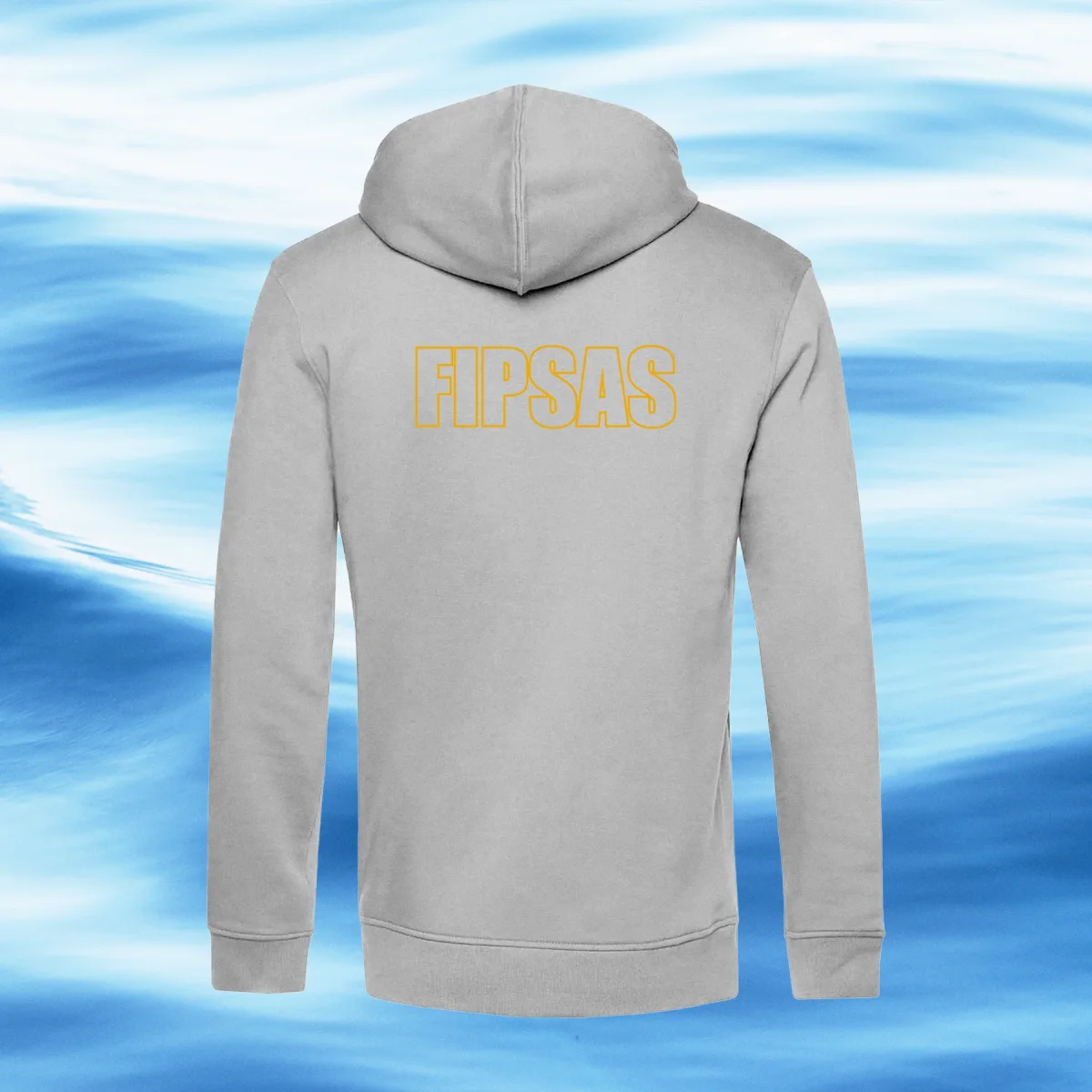 IF - FELPA CON CAPPUCCIO GRIGIA - immagine 3