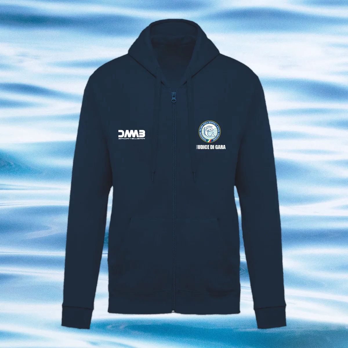 GDG - FELPA FULL ZIP CON CAPPUCCIO GIUDICE DI GARA - immagine 2