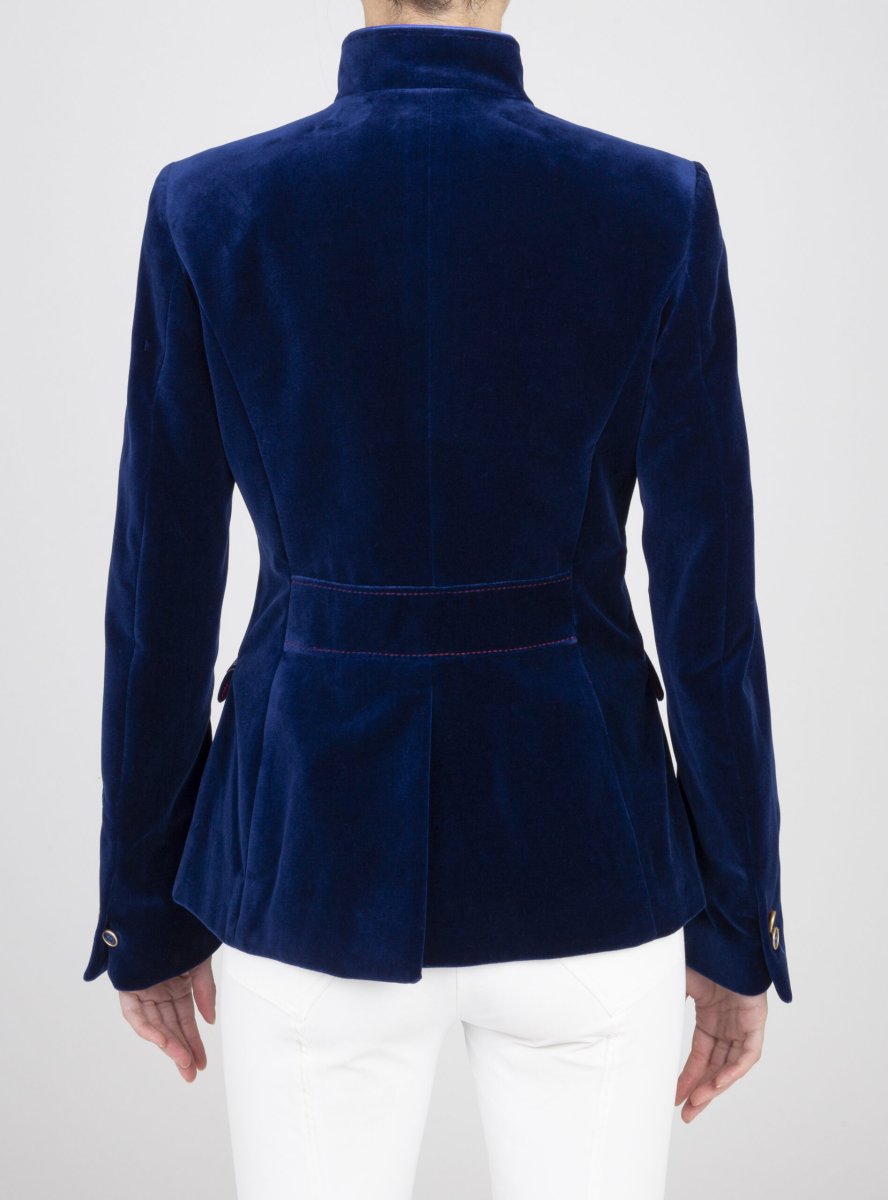 VELVET SHOW JACKET KOREAN NECK – TAILORED - immagine 4