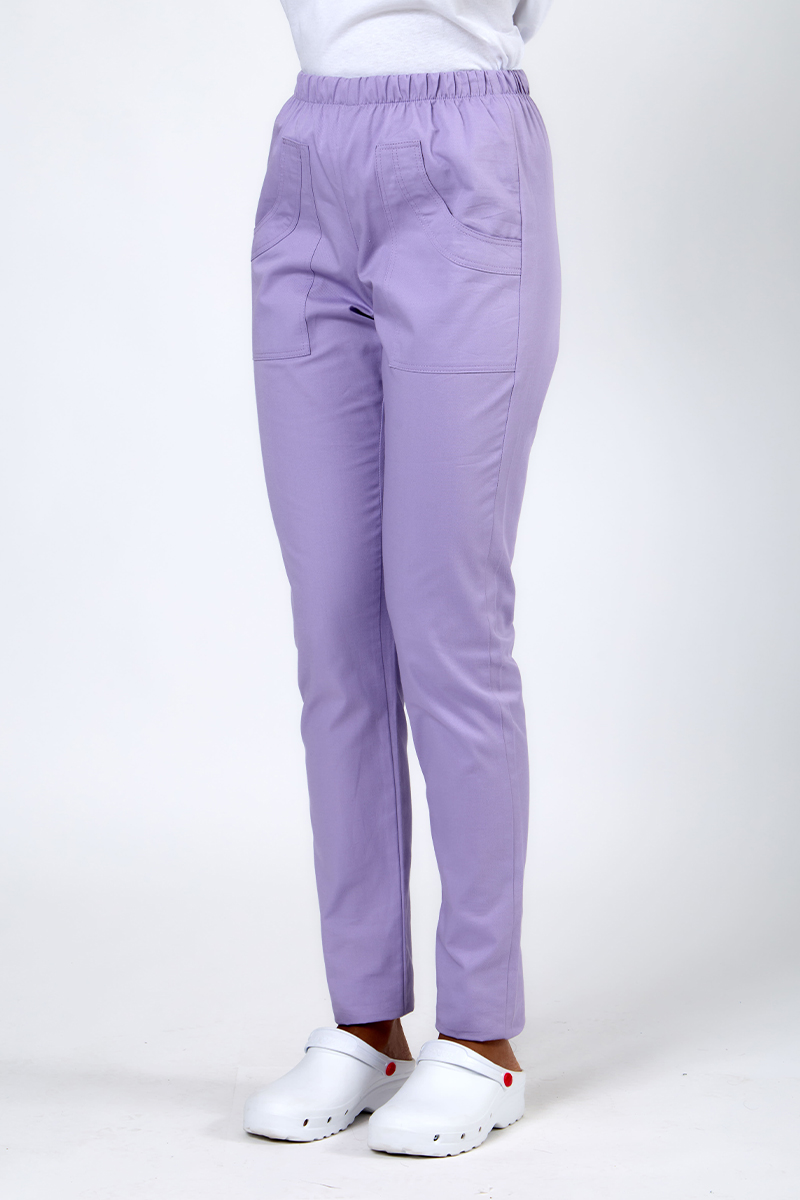 Pantalone Sanitario donna lilla - immagine 2