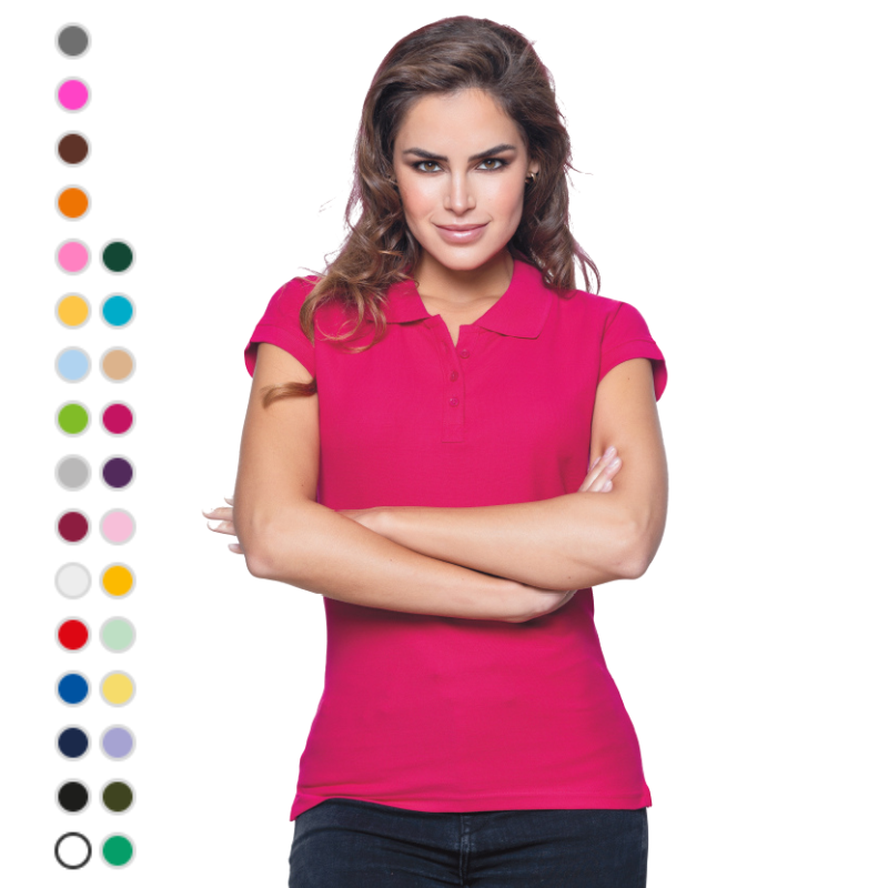 POPL200 POLO LADY M/CORTA - immagine 2
